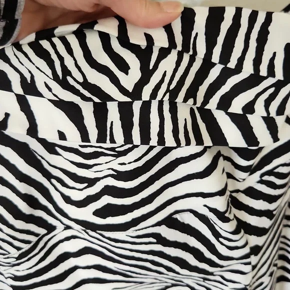 NWT Zebra Print One Shoulder Dress - Picture 3 of 17
